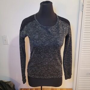 Ardene Black Heathered Sweatshirt